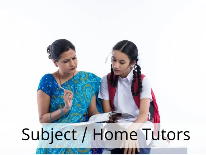 Home Tutors for Maths, Science, English