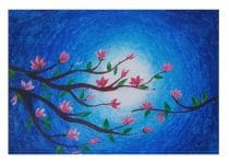 Spring Flowers with Oil pastels